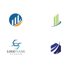 Set Business Finance professional logo