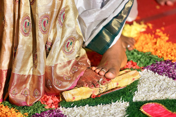Beautiful indian traditional wedding ceremony