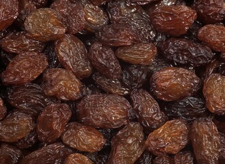 Currant, vitis vinifera apyrena, Black Corinth dried grape Fruits