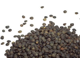 French Green Lentils called Puy Lentils