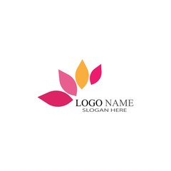 Obraz premium Beauty Vector lotus icon