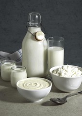 Milk Based Products, Milk, Double cream, Yoghurt, Soft cheese
