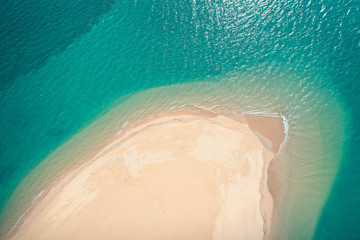 Aerial view of Koh Nok, island in the Andaman Sea between Phuket and Krabi Thailand