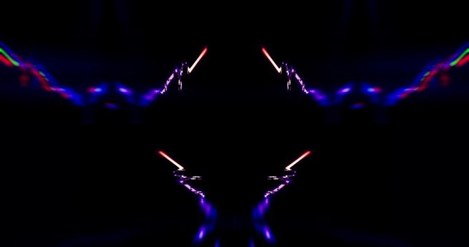Xeon Lights. Music Background. VJ Loop.