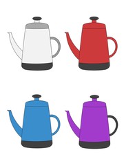 teapot and cups