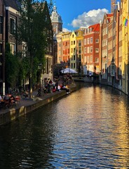 amsterdam canal in the netherlands