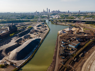 Obraz premium Cleveland Industrial Steelyard