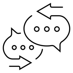 Communication Icon vector illustration photo