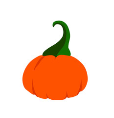 Vector illustration of a bright pumpkin.