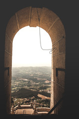 Fototapeta premium a vista atraves da janela