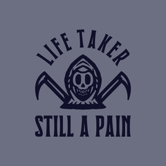 Skull Killer Vintage illustration tshirt design