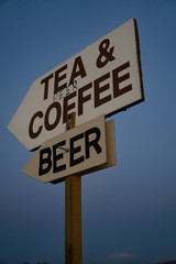 Obraz premium a warm evening on the beach