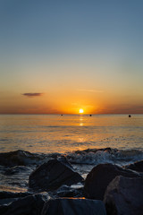 Fototapeta premium sunset warm dreamy