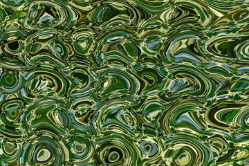 Abstract zigzag pattern with waves. Artistic image processing created by photo of Christmas holly...