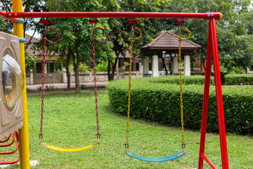 swing at play park for children