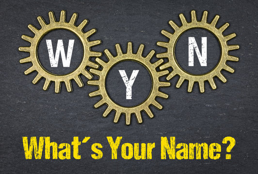 WYN What&acute;s Your Name?