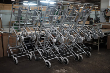 production of medical equipment. Medical wheelchairs for patients
