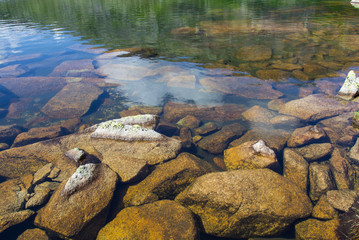 river in the mountains