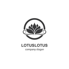 Lotus logo template vector icon