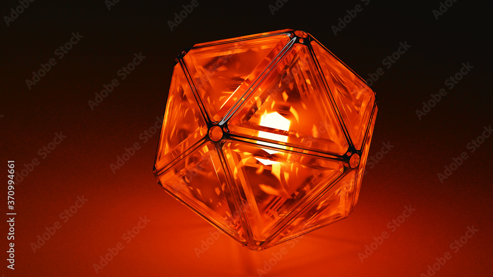 Poster polygon that has a different depth 3d rendering