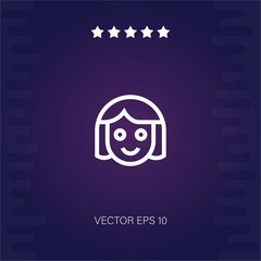 happy vector icon modern illustration