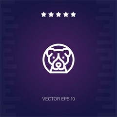 laika vector icon modern illustration