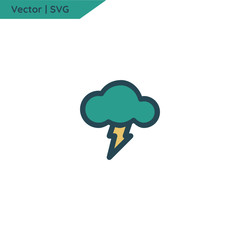 Weather graphic icon.