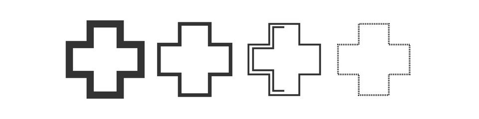 Vector white confirm icons set.Vector