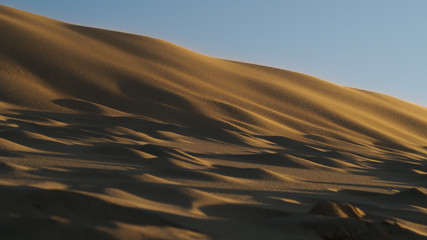 Texture de sable sur le flanc de la Dune du Pilat