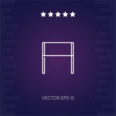 placard vector icon modern illustration