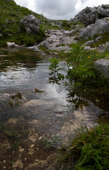 waterfall brook in matese park