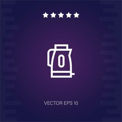 kettle vector icon modern illustration