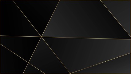 Black Luxury Triangular Texture. VIP Silver Rich Geometric 
