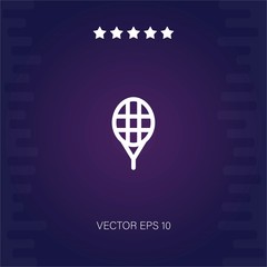 tennis racket vector icon modern illustration