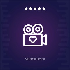 video camera vector icon modern illustration