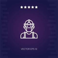 engineer vector icon modern illustration