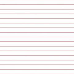 Naklejka premium Grid paper. Abstract striped background with color horizontal lines. Geometric seamless pattern for school, wallpaper, textures, notebook. Lined paper blank on transparent background.