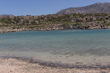view of the sea from the beach