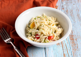 Orzo Salad with Dill, Feta and Cherry Tomatoes