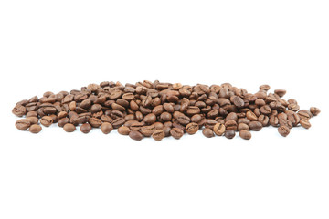 coffee beans isolated on white
