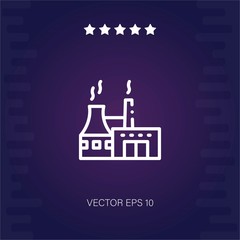 industry vector icon modern illustration