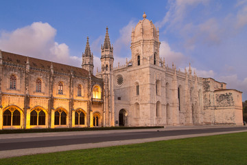 Fototapeta premium Jeronimos Monastery at Dusk, Lisbon