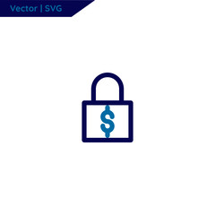 Fintech graphic icon.