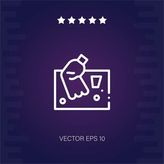 plastic vector icon modern illustration