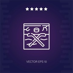 underwater vector icon modern illustration