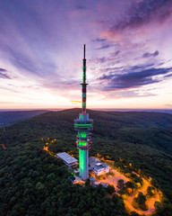 Obraz premium TV tower in Pecs Hungary