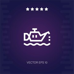 Fototapeta premium oil vector icon modern illustration