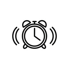 Alarm clock icon template