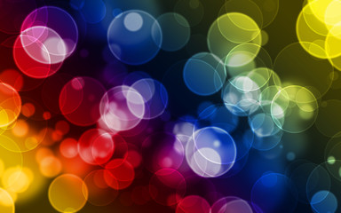 abstract colorful bokeh background
