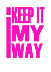 Fashion print slogan design